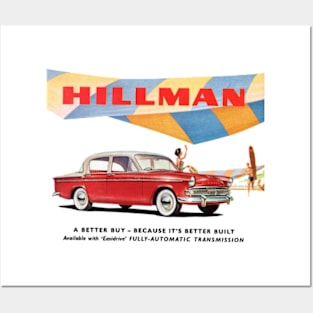 HILLMAN MINX - advert Posters and Art